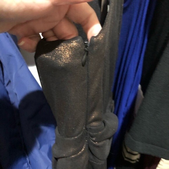 R&M Richards metallic bronze sheen dress s… - Picture 9 of 10